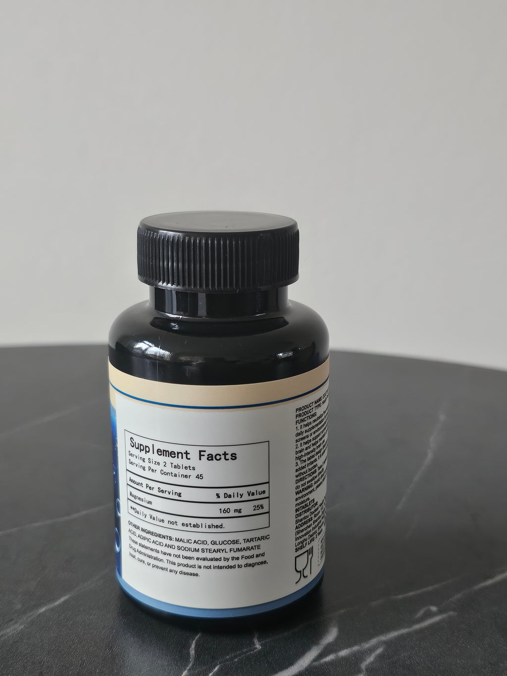 Magnesium Effervescent Tablets whit 8ppb molecular hydrogen 90 tablets